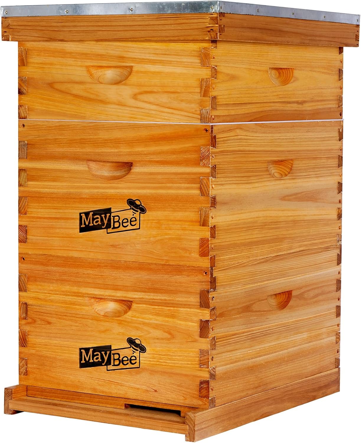 10-Frame Langstroth Beehive with Beeswax Coating